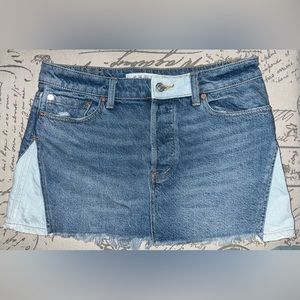 Free People Denim Mini Skirt